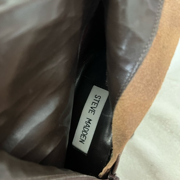 Vintage Y2K Steve Madden Leather Boots size 8 - Picture 6 of 9